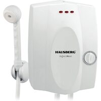 Hausberg HB-0070 Durchlauferhitzer, max. Leistung 7500 W 220 V, 9000 W 240 V, Druck 4–6 bar, Durchflussrate 3 l/min, Isolationsstufe IPX1