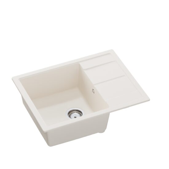 Hausberg Delia HBC-9900 Küchenspüle, Komposit, beige, 79 x 50 cm