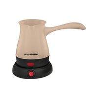 Hausberg HB-3810NG Wasserkocher, Leistung 600W, Fassungsvermögen 500 ml, Beige