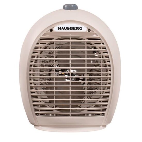 Hausberg HB-8504BJ Heizlüfter, 2000 W, 3 Leistungsstufen, Sicherheitssystem, Beige