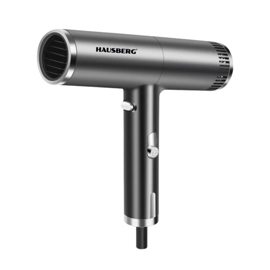HAUSBERG HB-261GR Haartrockner, 1200W, 2 Geschwindigkeiten, 3 Heizstufen, grau