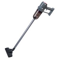 HAUSBERG HB-2024GR 2-in-1-Bürstenstaubsauger, beutellos, Trockensaugen, 2 Geschwindigkeitsstufen, Turbomotor, 0,7 L, 600-800W, Grau