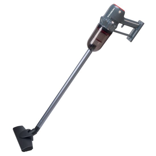 HAUSBERG HB-2024GR 2-in-1-Bürstenstaubsauger, beutellos, Trockensaugen, 2 Geschwindigkeitsstufen, Turbomotor, 0,7 L, 600-800W, Grau