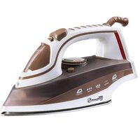 Hausberg HB-7831MR Bügeleisen, Edelstahlsohle, 2200W, braun