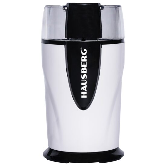 Moulin à café électrique HAUSBERG HB-7564AB, 200 W, 70 g, moteur en cuivre, blanc