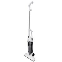 HAUSBERG HB-2025AB 2-in-1-Bürstenstaubsauger, beutellos, Trockensaugen, Hepa-Filter, 0,5 L, 600-800W, Schwarz-Weiß