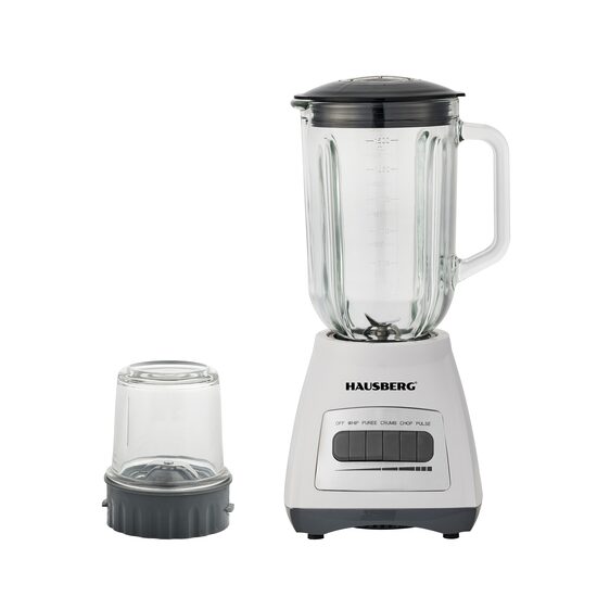 BLENDER WITH GRINDER AND GLASS BOWL HB7772AB