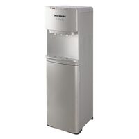 Hausberg HB-6027GR Standwasserspender, mit Kompressor, Heizleistung 550 W, Kühlleistung 80 W, LED-Anzeigen für Warm- und Kaltwasser, automatischer Thermostat, Grau