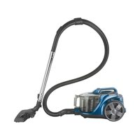 Aspirateur sans sac HAUSBERG HB-2821BL, 2400 W, multicyclone, aspiration à sec, capacité de 3 litres, filtre HEPA, contrôle de vitesse, enrouleur de câble automatique, bleu-noir