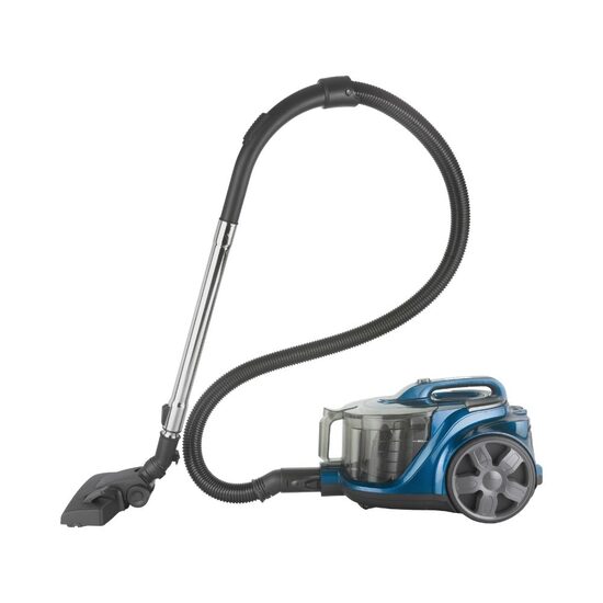 Bagless vacuum cleaner HAUSBERG HB-2821BL, 2400W, multicyclone, dry suction, capacity 3 liters, HEPA filter, speed control, automatic cable rewinder, Blue-Black