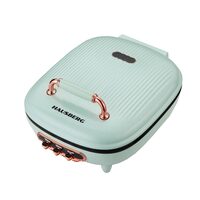 Elektrisches Pizza- und Grillgerät HAUSBERG HB-3565, 1400-1700W, Doppelseitige Heizplatte, Thermostat, Bachelina