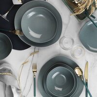 Soho Tafelservice, 24-teilig, 6 Personen, Porzellan, blau, Kutahya Porselen