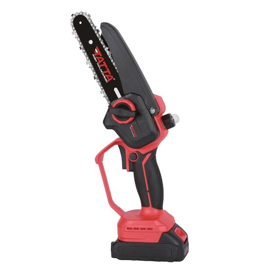 TATTA TD-5300 Mini-Kettensäge, 6 Zoll, 21 V batteriebetriebene Elektrosäge, tragbar, Holzsägen, kompakt
