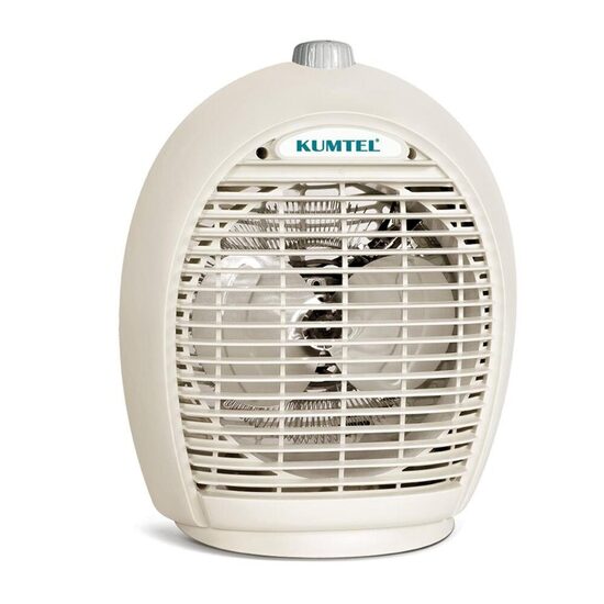 KUMTEL A6331 Heizlüfter, 2000 W, 3 Temperaturstufen, Sicherheitsabschaltung, MIX-Farbe
