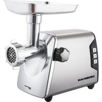 Elektrischer Fleischwolf HAUSBERG HB-3460, 2500W, 2kg/min, Geräuschpegel 80dB, 2 Geschwindigkeiten, Edelstahl