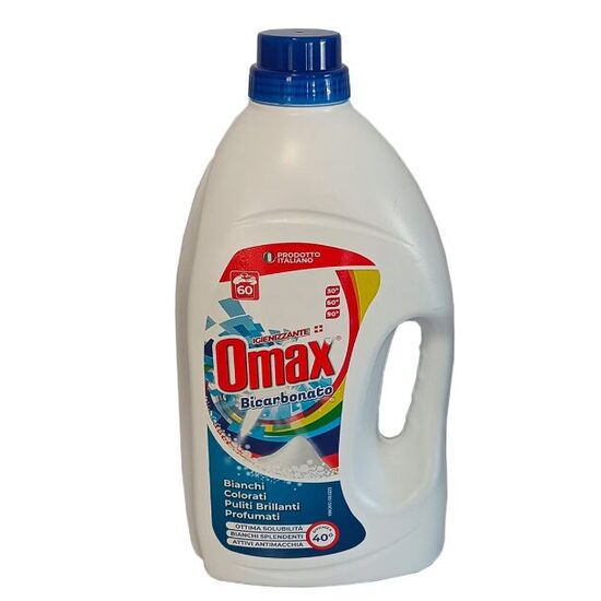 Omax Bicarbonato liquid laundry detergent, 3L, 60 washes