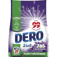 Dero 2in1 Automatic Detergent Lavender 20 washes 1.5Kg