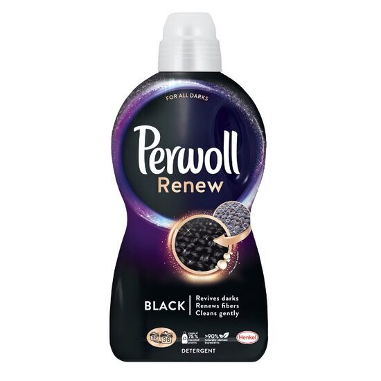 Perwoll Renew Black liquid laundry detergent, 36 washes, 1.98L