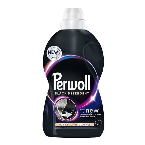 Lessive liquide Perwoll Renew Black, 20 lavages, 1000 ml