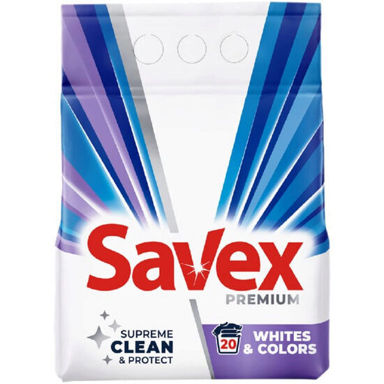 Savex Premium White Colors Automatikwaschmittel 2 kg
