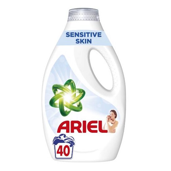 Ariel Sensitive Skin Liquid Detergent 2L, 40 washes