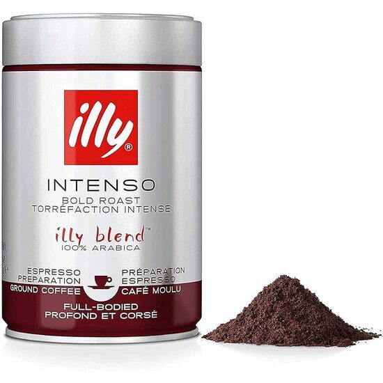 Illy Espresso Intenso gemahlener Kaffee 250g