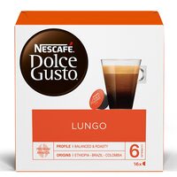 Nescafe Dolce Gusto Lungo coffee capsules 16 x 5.6g (89.6g)