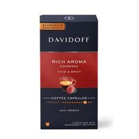 Davidoff Café Rich Aroma Espresso coffee capsules, 10 capsules x 5.5g, Nespresso system compatible