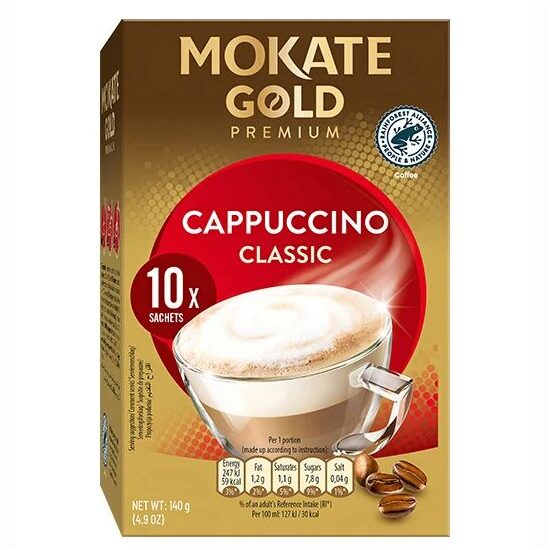 Mokate Cappuccino Classic Instantgetränk 10x14g
