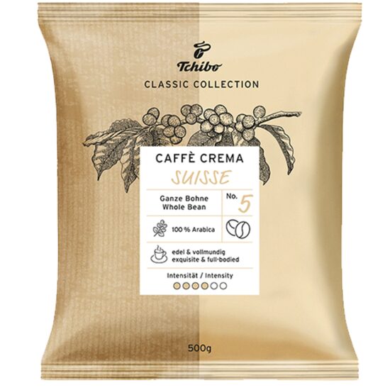 Tchibo Caffe Crema Suisse coffee beans 500g