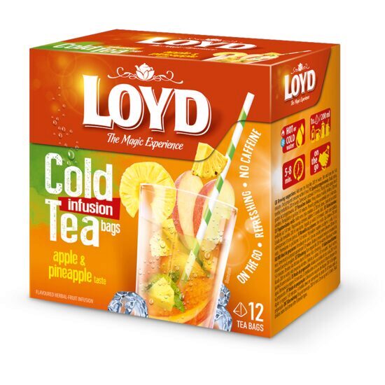 Loyd Cold Infusion Tee Apfel&amp;Ananas, 12 Beutel