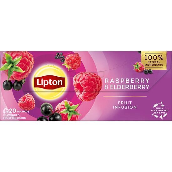 Lipton Himbeer-Holunder-Tee, 20 Beutel