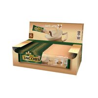 Jacobs 3 in 1 instant coffee, Café Latte, 12.5 gx 10 sachets