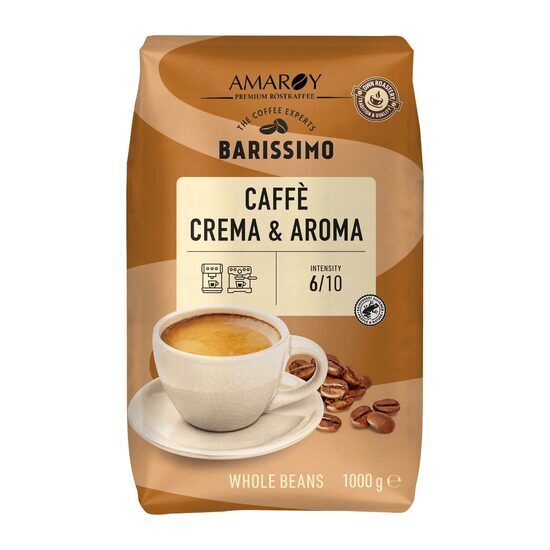 Amaroy Barissimo Caffe Crema &amp; Aroma coffee, beans, 1kg