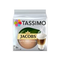 Jacobs Tassimo latte macchiato classico coffee capsules, 8 capsules, 264gr/pack