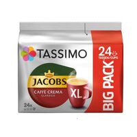 Tassimo Cafe Crema XL coffee capsules, Big Pack, 24 drinks x 215 ml