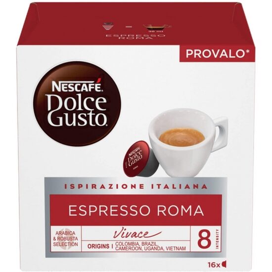 Capsules Nescafe Dolce Gusto Espresso Roma, 16 capsules, 99.2g