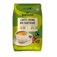 Coffee beans, Amaroy Barissimo Caffe Crema, Bio, 1 kg