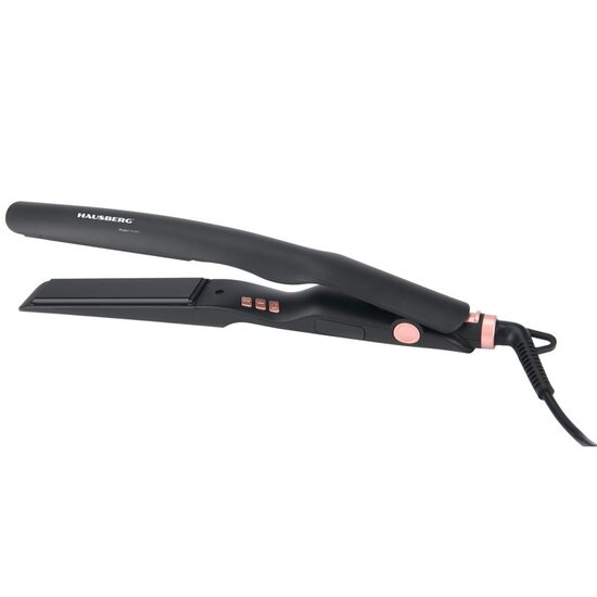 Hausberg HB-35NG hair straightener, ceramic coating, LCD display, temperature adjustment, 60W