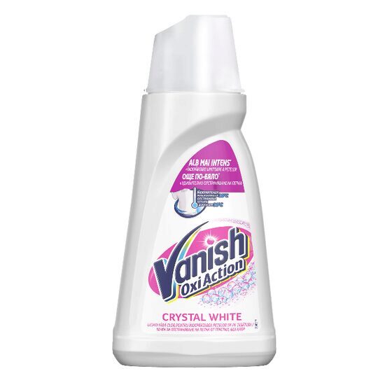 Solutie pentru indepartarea petelor pentru haine albe Vanish Oxi Action, 1L