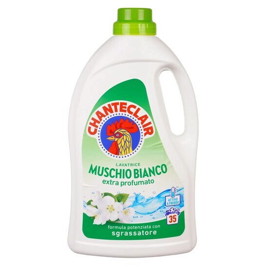 Detergent de rufe lichid Muschio Bianco Chanteclair, 35 spalari, 1.575l