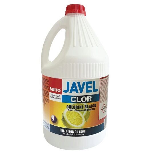 Clor Sano cu parfum de lămâie 4L