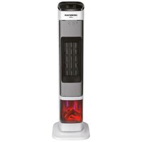 Șemineu Electric Digital HAUSBERG HB-8219AB, 2000 W, Efect de Flacără 3D, Încălzire Ceramică PTC, Telecomandă, Afișaj LED, Negru