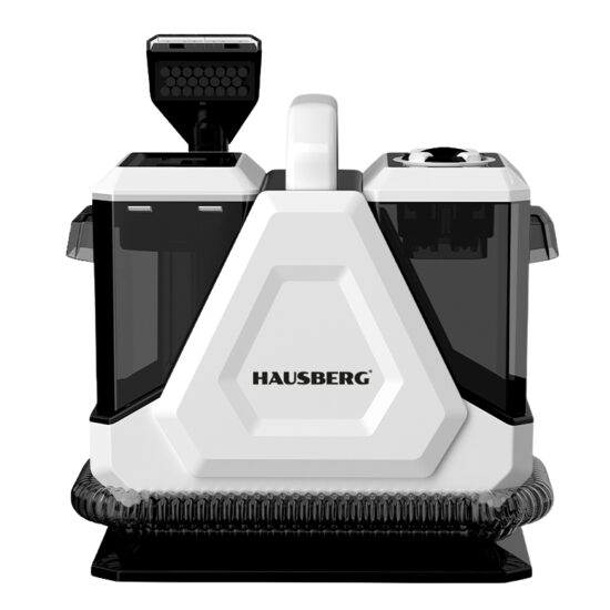 Aspirator cu spalare umed/uscat pentru covoare, canapea si tapiterie HAUSBERG HB-2898AB,800 W, rezervor dublu apa, accesorii incluse