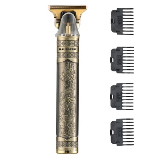 Masina de tuns metalica reincarcabila Hausberg HB-69RTR 800mAh USB Type-C Design Retro