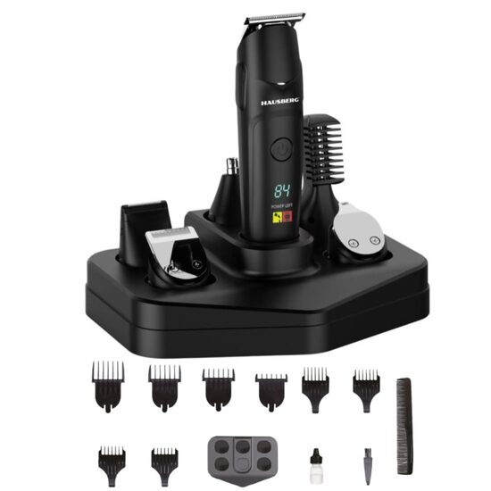 Set de tuns 10 in 1 reincarcabil Hausberg HB-97NG Digital 600mAh USB Type-C