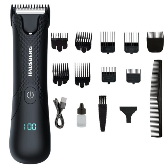 Masina de tuns profesionala reincarcabila Hausberg HB-98NG Digital 600mAh USB Type-C