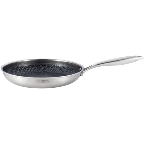 Tigaie inox antiaderenta tip fagure 24cm Hausberg HB-H LUX 844 inductie 2mm