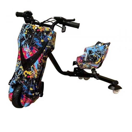 Tricicleta electrica drift Hausberg HB-KD 05CB ,36V ,300W ,Bluetooth, roti luminoase,3 viteze