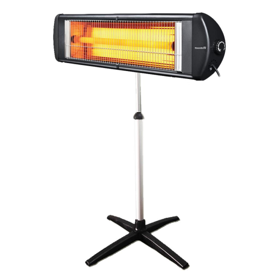 Heizkörper mit Teleskopbein Hausberg HB-8550, 2500 W, Schutzklasse IP20, regelbarer Thermostat, Wandmontage, Metallgehäuse, maximale Effizienz